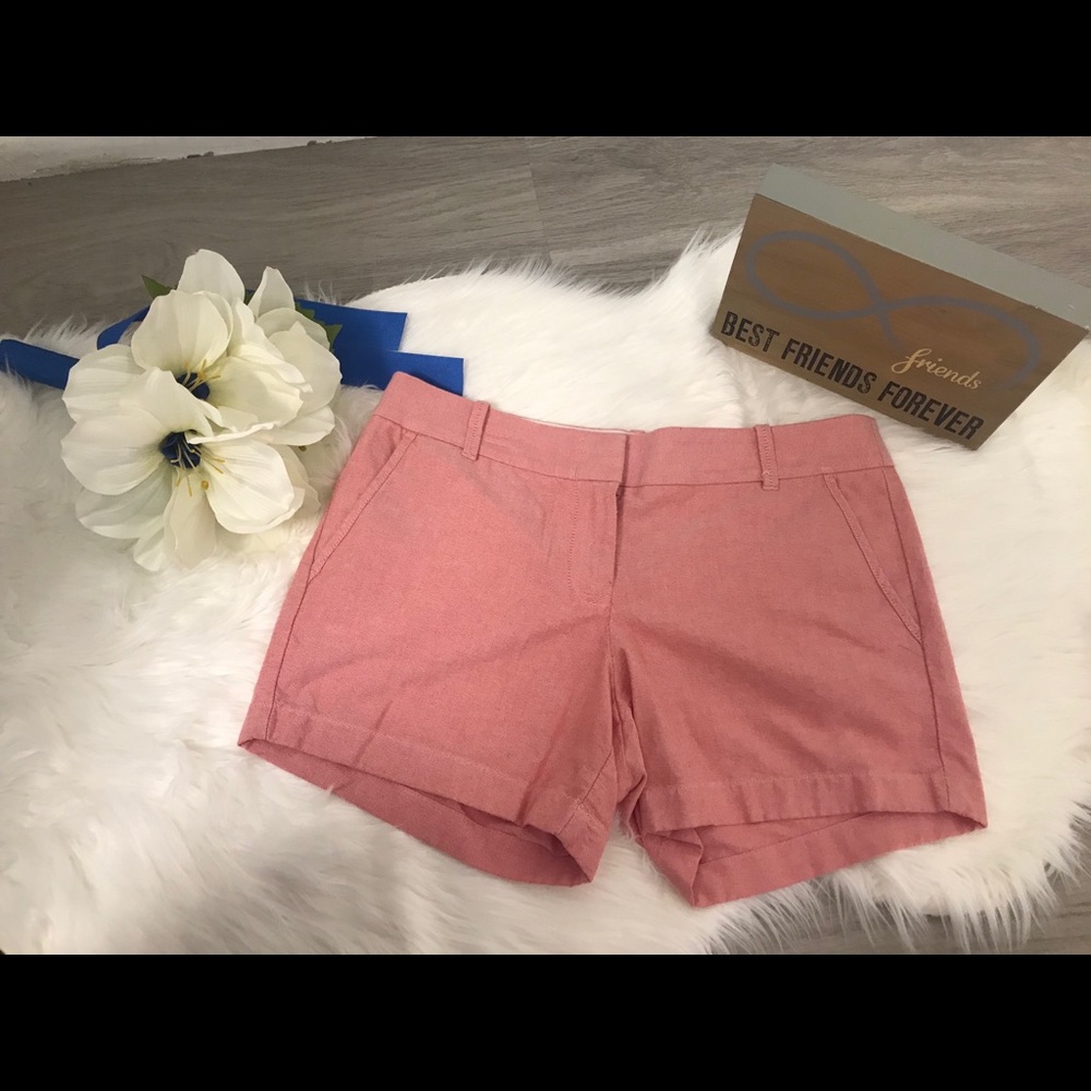J. Crew Pink Chino shorts
